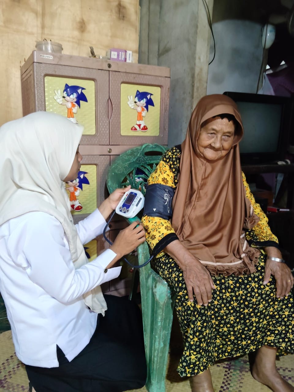 Kegiatan Pemantauan Lansia Resti di Kelurahan Sungai Medang wilayah kerja UPTD Puskesmas Cambai